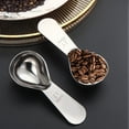 thumbnail image 5 of Stainless Steel Coffee Measuring Spoon 1 Tbsp Precise Tablespoon for Ground Coffee Protein Powder Short Handle Fits Canisters Jars, 5 of 6