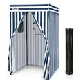 thumbnail image 4 of EAGLE PEAK Flex Compact 4x4 Pop-up Canopy Privacy Dressing Room,White/Blue, 4 of 9