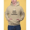 thumbnail image 2 of Keep Calm And Eat Ramen Hoodie Men -Smartprints Designs, Male 4X-Large, 2 of 4