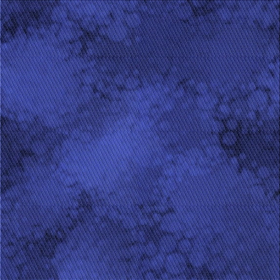 Ahgly Company Indoor Square Patterned Cobalt Blue Area Rugs, 6' Square