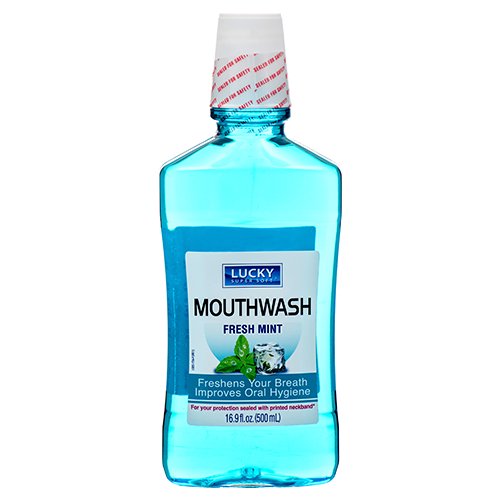 New 309312 Lucky Mouthwash Fresh Mint 16 9 Oz 12 Pack Oral Care Cheap Wholesale Discount Bulk Health And Beauty Oral Care Cleaning Tools Walmart Com Walmart Com