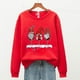 thumbnail image 5 of Navidad moda mujer casual manga larga impreso damas sudaderas tops Pompotops gfhjh14890, 5 of 5