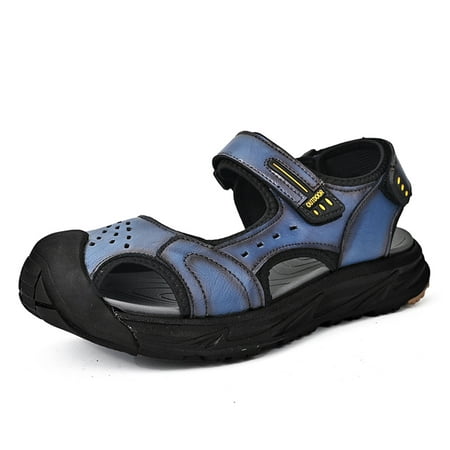 

Lopsie Athletic Sport Sandals Men s Outdoor Hiking Sandals Closed Toe Water Shoes Waterproof Comfortable Beach Fisherman