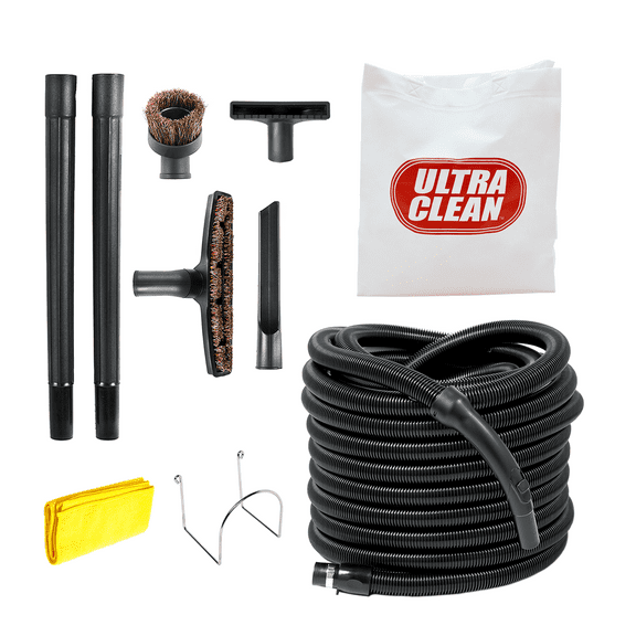 ULTRA CLEAN Premium Central Vacuum Garage Kit (30 ft)