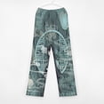 thumbnail image 3 of Demon Slayer Muichiro Tokito Pajama Pants Long Sleep Pants Soft Elastic Waist PJ Bottoms Lounge Pants, 3 of 7