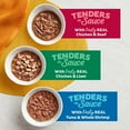 thumbnail image 6 of Meow Mix Tenders in Sauce, Surf N′ Turf Favorites Variety Pack, Wet Cat Food, 2.75 oz Cup, 12 Pack, 6 of 11