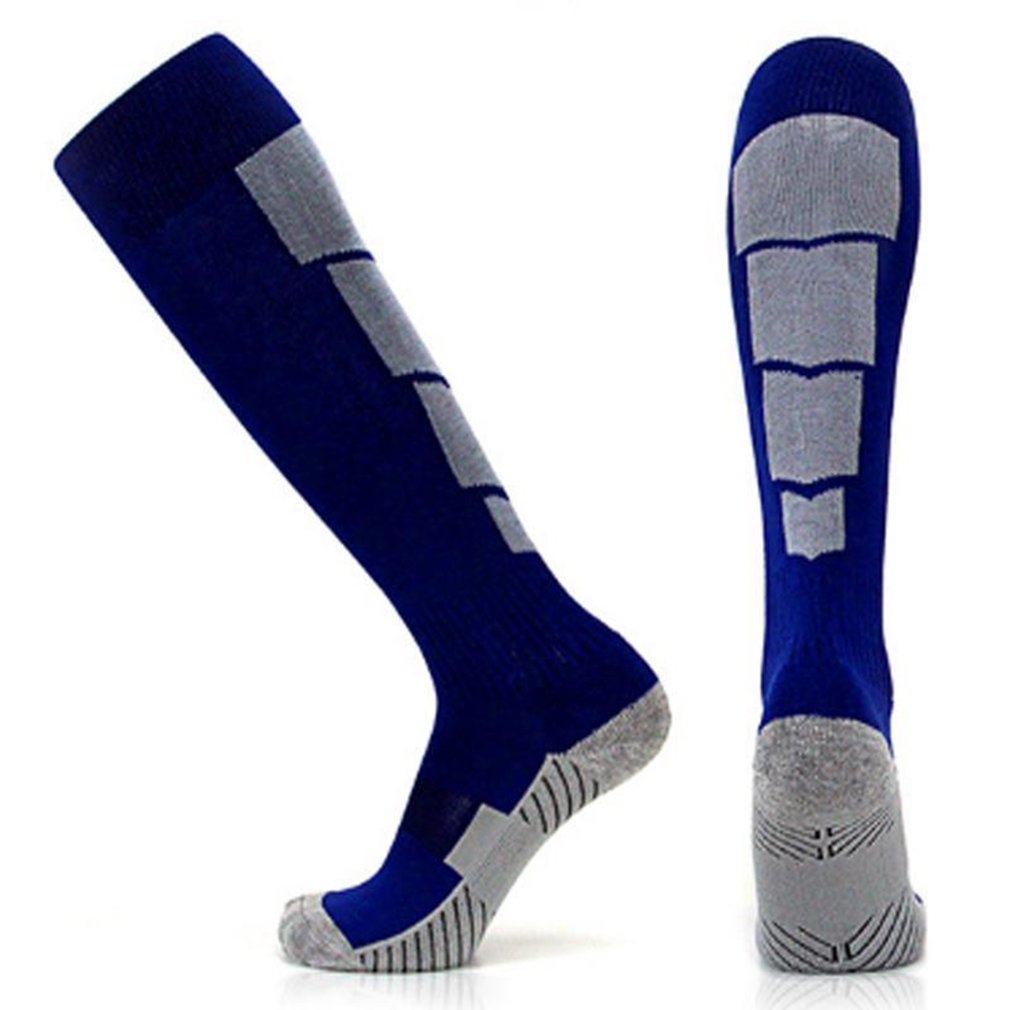 1 Pair AntiSlip Soccer Sports Socks Men Sock Football Knee Above Long