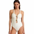 thumbnail image 2 of Delconic Women's One-Piece Swimsuit, Sexy Slim-Fit Swimwear, Summer Beach & Pool Bathing Suit for Women, 2 of 4