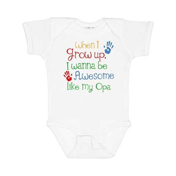 Inktastic Awesome Like My Opa Boys or Girls Baby Bodysuit