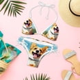 thumbnail image 6 of Corgi Dog Women's Bikini Set with Detachable Sponge and Adjustable Strap - Two-Pack | Ideal for Swimming and Beach Scenes, 6 of 6