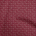 thumbnail image 1 of oneOone Georgette Viscose Maroon Fabric Animal Craft Projects Decor Fabric Printed By The Yard 42 Inch Wide, 1 of 5