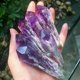 thumbnail image 1 of Gran grupo de amatista, cuarzo Natural, punta de cristal, varita, espécimen, curación Reiki, 1 of 4