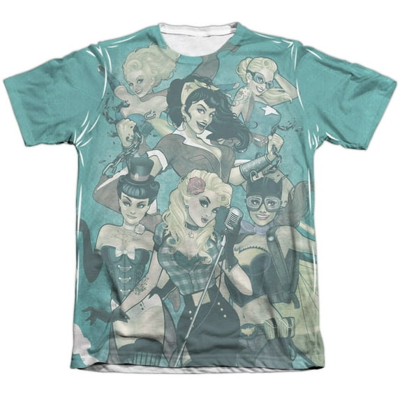 Jla - Bombshell Group - Short Sleeve Shirt - XX-Large