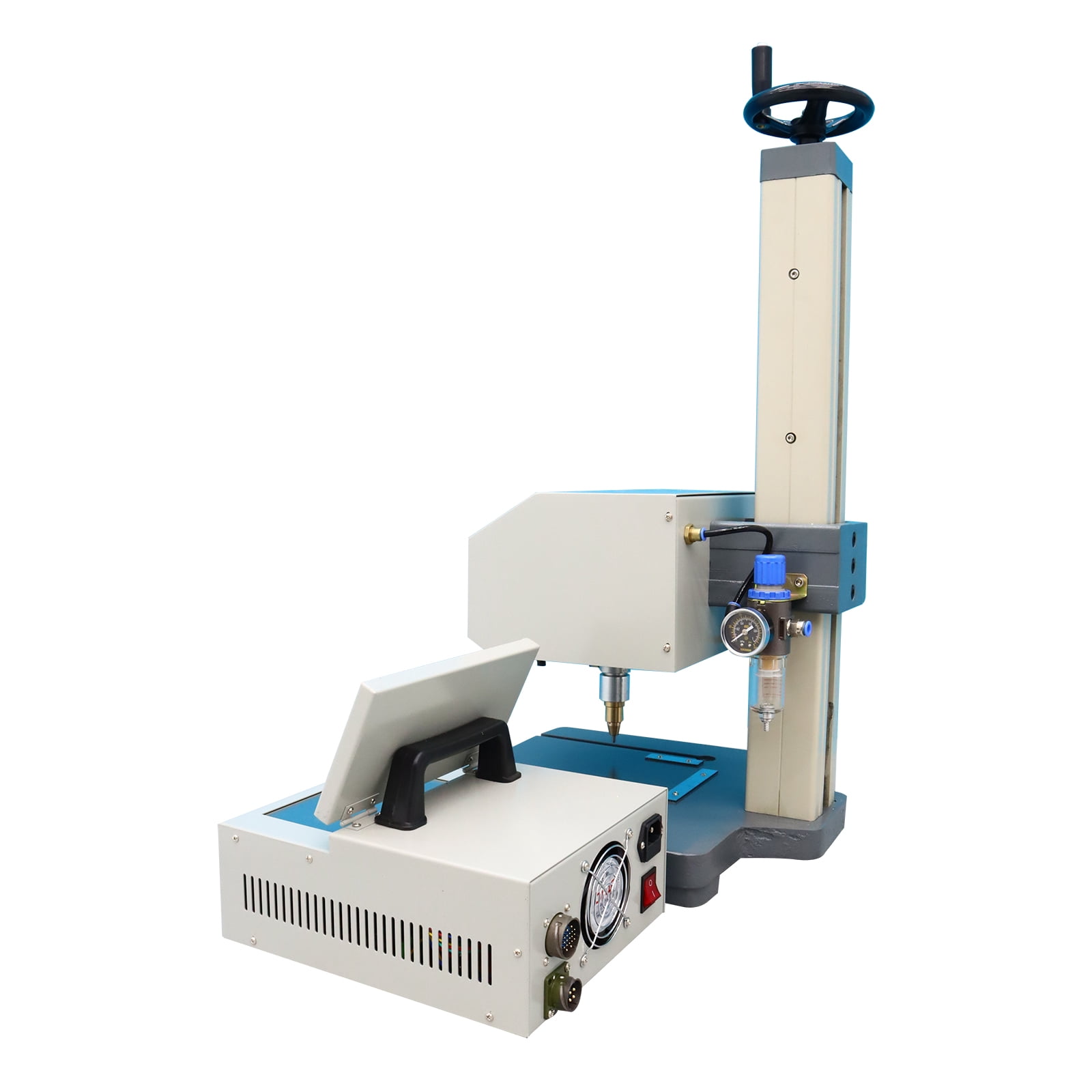 Techtongda 7" LCD Touch Screen Pneumatic Dot Peen Marking Machine Metal Print Integrated Marking Machine