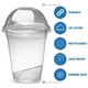 thumbnail image 5 of Vasos para batidos 100 piezas Vasos de plástico para batidos con tapa abovedada Tazas de té para fiestas de verano no reutilizables ANGGREK Otros, 5 of 7