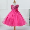 thumbnail image 5 of Gyratedream Little Girls Big Kids Sequins Flower Lace Tulle Dress Prom Gown Princess Dresses, 5 of 5