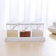 thumbnail image 4 of Clear Seasoning Box, 3 Pieces Clear Seasoning Storage Container for Spice Salt Sugar Cruet, Condiment Jars with Spoons, 4 of 5