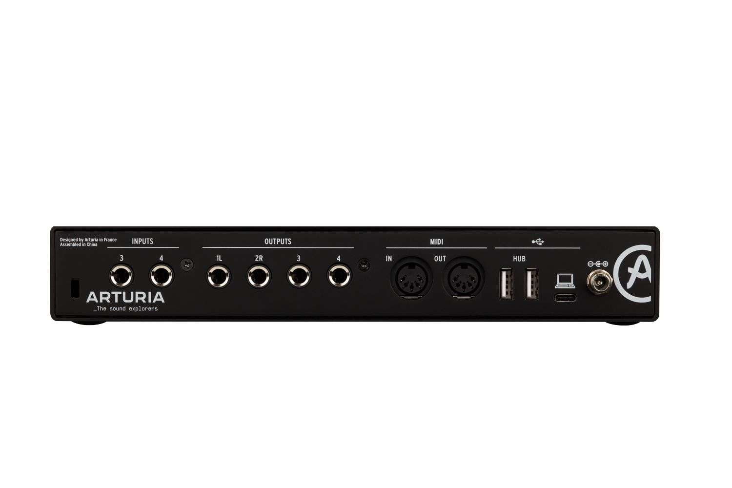 Arturia Minifuse 4 Black 4x4 USB MIDI Audio Recording Interface+Headphones
