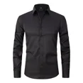 thumbnail image 1 of Sanfu® Camisa Ajustada De Negocios De Color Liso Para Hombre, 1 of 7