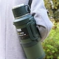 thumbnail image 2 of QualitChoice Tasse Technologique Isolée pour Solution d'Hydratation Portable Durable en Acier Inoxydable Contenant Isotherme Vert 1,3l, 2 of 6