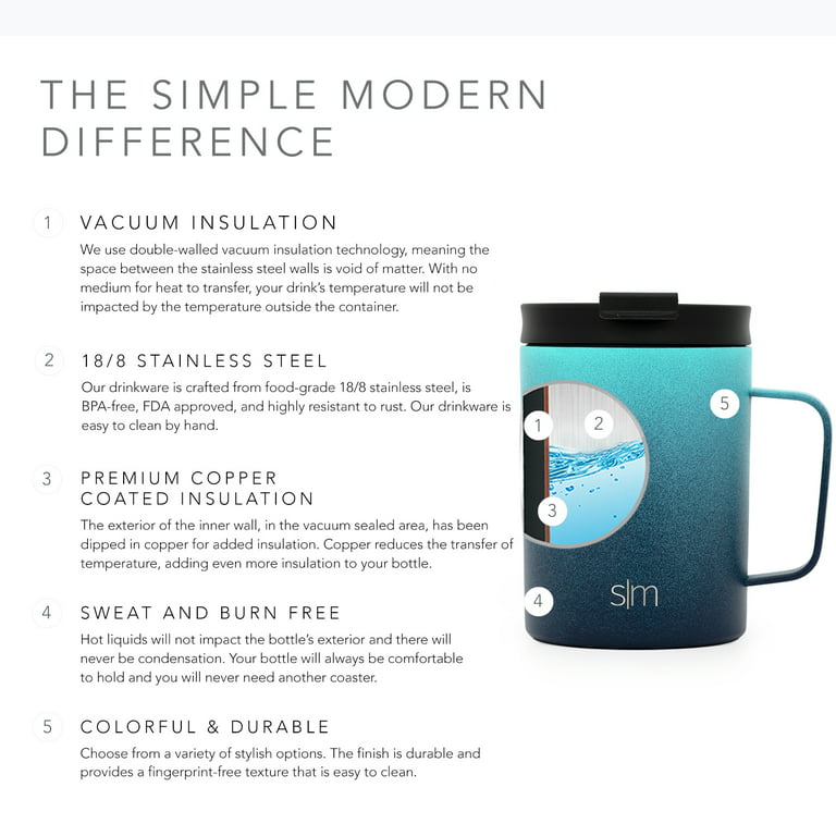 Simple Modern 24oz. Scout Coffee Mug Tumbler - Travel Cup for Men