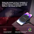 thumbnail image 4 of Foqnuq 15W Fast Charging Wireless Charger Disc with Exquisite Atmosphere Light - Type-C, Slim Design, Desktop Charging Station for Smartphones, 4 of 9
