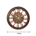 thumbnail image 3 of Matsuzay Reloj de pared 3D dígitos grandes relojes de arte de forma redonda reloj colgante Retro de moda cocina Oficina sala de estar dormitorio Decoración del hogar Matsuzay HA082695-00, 3 of 6