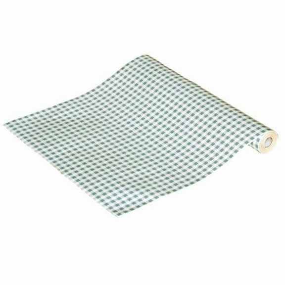 Fresh Mint Plaid - Self-Adhesive Wallpaper Home Decor Roll - Multicolor