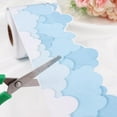 thumbnail image 4 of Cloud Mass Pattern Border Trim Wall Sticker 32.8ft Length for Chalkboard Bulletin Board Notice Board Party Decoration, 4 of 8