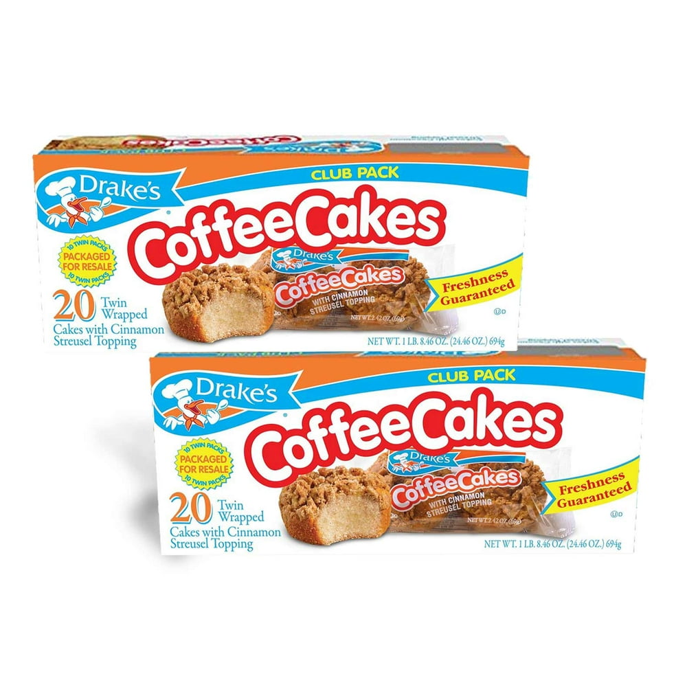 Drake's Coffee Cakes, 20 ct. 2 PACK