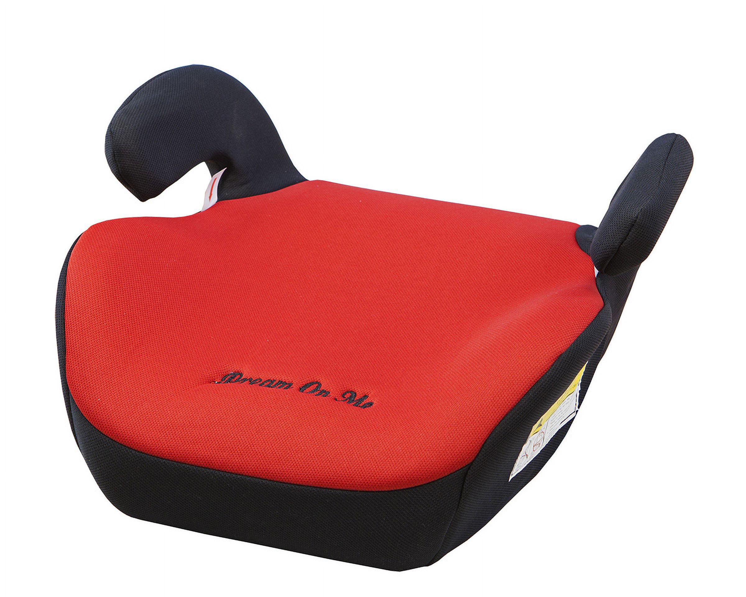 Dream On Me Coupe Backless Booster Car Seat, Pink/Green - image 5 of 5