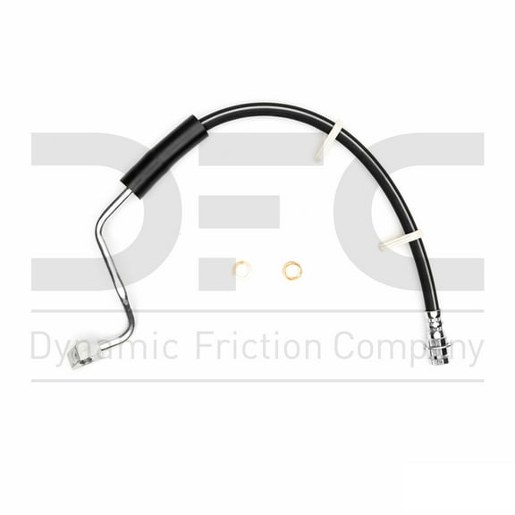 Front Right Dynamic Friction Company Brake Line Hose 350-54398 For 2005-2007 Ford F-250 Super Duty, 2005-2007 Ford F-350 Super Duty