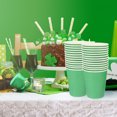thumbnail image 4 of Gobelets Ronds en Papier Vert 50 Pcs pour Fête 250ml, 4 of 8