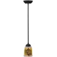 thumbnail image 3 of Meyda 145152 5 in. Northwoods Pinecone Hand Painted Mini Pendant, Wrought Iron, 3 of 7