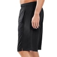 thumbnail image 3 of NORTHYARD Men's 10" Athletic Shorts Mesh Basketball Shorts with Zipper Pockets Gym Lightweight Quick Dry Black L, 3 of 9
