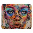 thumbnail image 1 of Alfombrilla de ratón con diseño de arte loco para mujeres, base de goma antideslizante, cuadrada, protector para portátil, almohadillas de escritura, alfombrilla de ratón para juegos de, 1 of 1