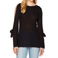 thumbnail image 2 of kensie Chandail en Viscose Texturé pour Femmes, Noir, P, 2 of 4