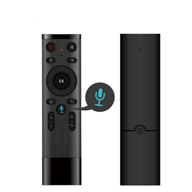 Mistaha Q5 2.4g Télécommande à Rotation pour Téléviseur Intelligent avec Giroscope, Boîtier Décodeur, Contrôle à Distance