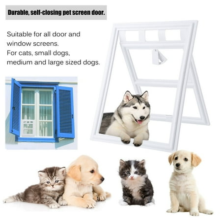 Dog Door Cat Doors Pet Screen Door With Magnetic And