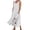 C White, variant on Horkkom Maxi Dresses for Women Summer Sleeveless Linen Dress Casual Floral Print Long Dresses with Pockets L