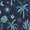 Blue, variant on EttaVee Nuit Tropicale Peel & Stick Wallpaper