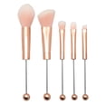 thumbnail image 3 of 5x Beaded Eyeshadow Brush DIY Synthetic Foundation Angled Brush Eyebrow Makeup, 3 of 9