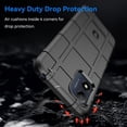 thumbnail image 3 of Slim Fit Phone Case for Motorola Moto E13, Rugged Shield Case with Military Grade Shockproof,Drop-Tested and Camera Lens Protection Cover for Moto E13, HD Black, 3 of 12