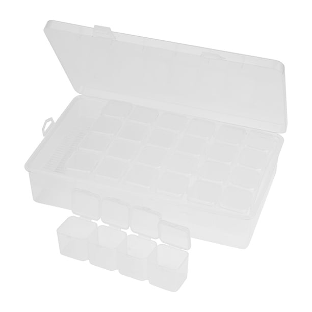 Herramientas de pintura de diamantes Organizador Contenedor de cuentas Diamante de imitación Bordado Piedra Caja de almacenamiento de joyería geométrica seitruly JJ19128-04