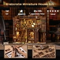 thumbnail image 5 of MOJINO Miniature House Kit Dreamy Study DIY, Birthday Gifts for Adults, DIY Miniature House Kit, Mini House Kit for Beginners, Ideal Gifts for Birthday and Christmas, 5 of 6