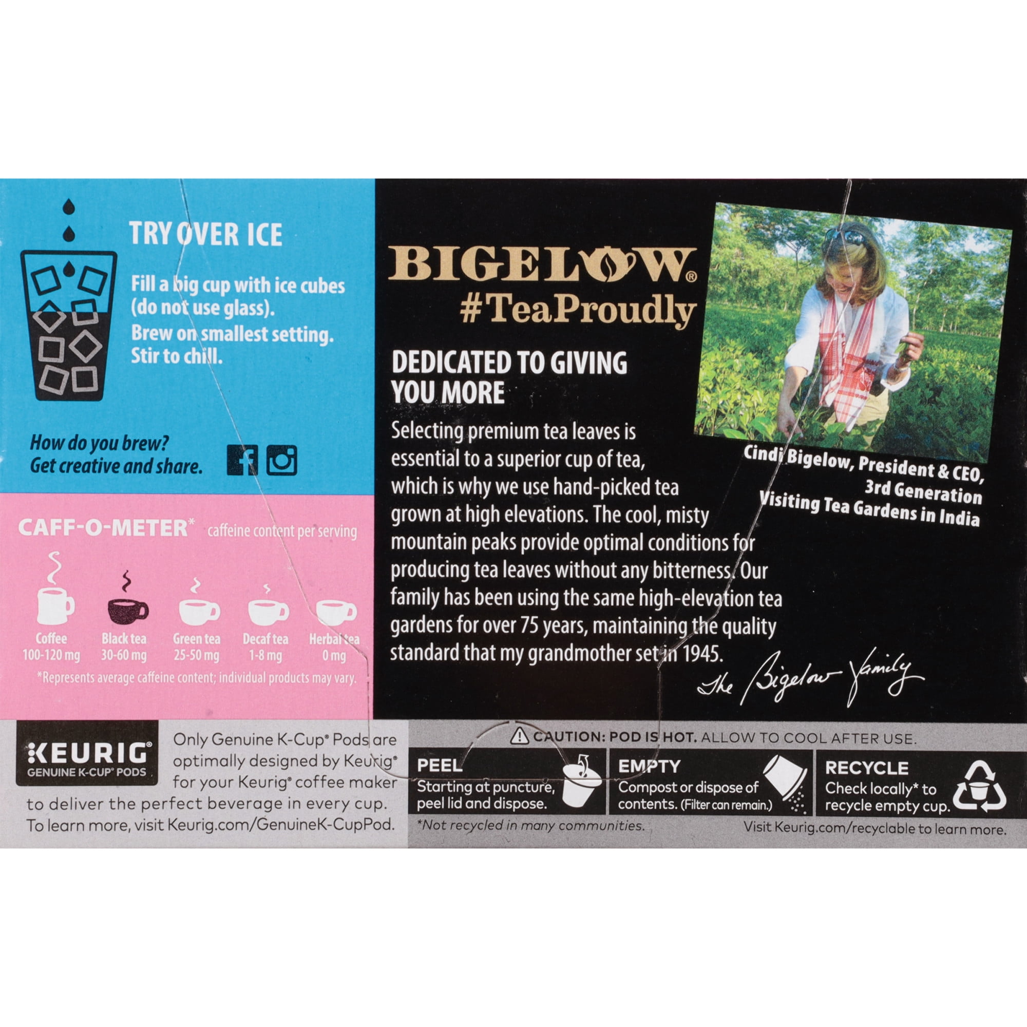 Bigelow English Breakfast, Black Tea Keurig K-Cup Tea Pods, 12 Count