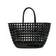 thumbnail image 2 of Bolso tote tejido para mujer, elegante, de gran capacidad, con asa superior, ideal para ir al trabajo o para citas. Negro, 2 of 9