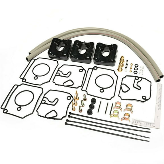 LisFaxbo 18-7768 6H4-W0093-03-00 6H4-W0093-02-00 Carburetor Rebuild Repair Kit For Yamaha Outboard 40HP 50HP