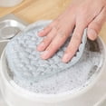 thumbnail image 7 of Thickened Absorbent Kitchen Cleaning Cloth, Double-Sided Steel Wire Cotton Dishcloth, Heavy-Duty Dishwashing Rags with Dual Action Scrubbing & Wiping for Dishes/Pots/Pans (1 Pcs/Color Random), 7 of 7