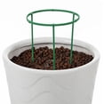 thumbnail image 4 of Washranp 3/12Pcs Plant Support Stakes,Green Plastic Anti-Lodging Spliced Plant Support Cage Round Plant Support Ring for Tomato Indoor Plants, 4 of 5